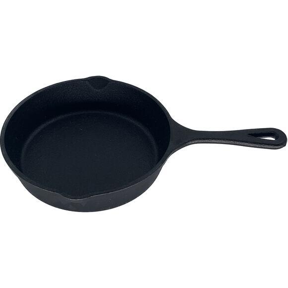 9 Inch Cast Iron Skillet Choice Black Small Seasoned Personal Frying Pan Mini - Picture 1 of 7